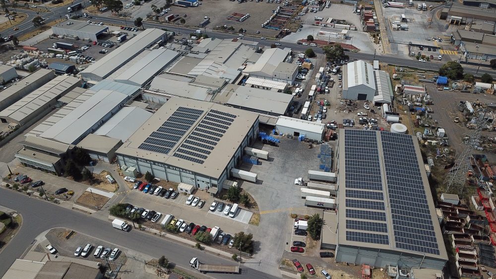 Solar panels ensure energy security at AustCo Polar Storage