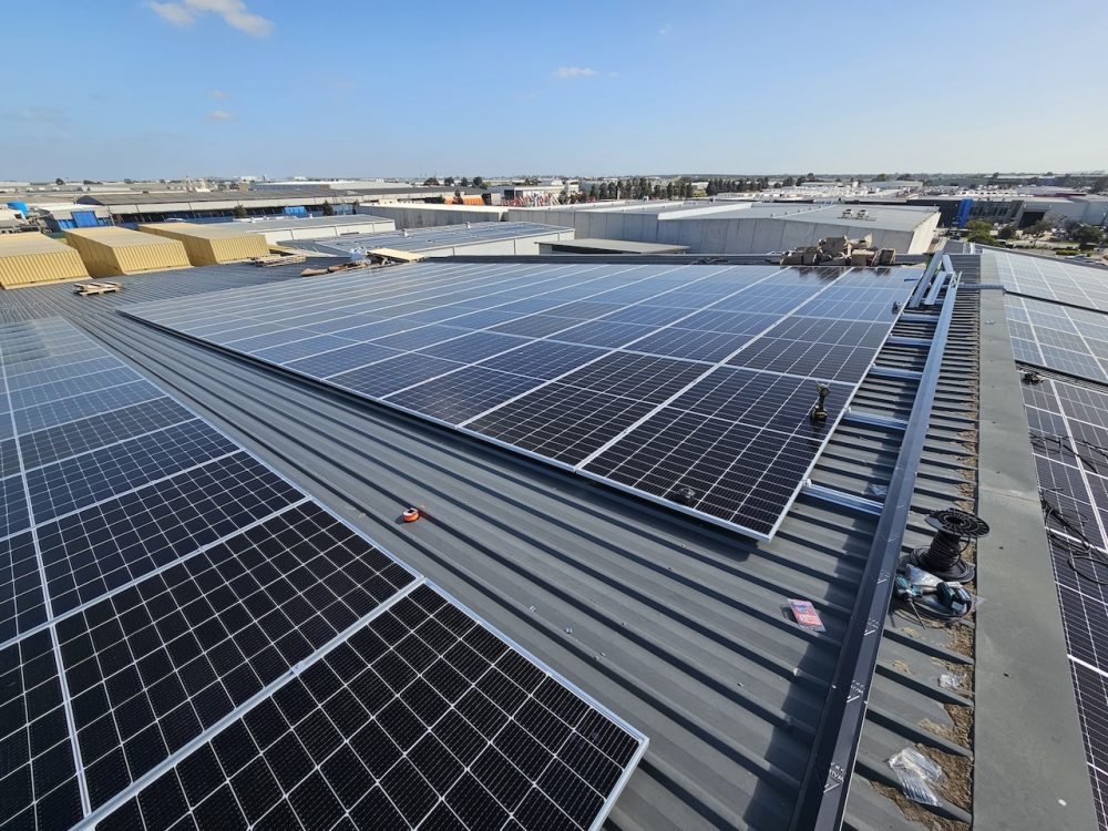 Solar Array at Fresh Freight